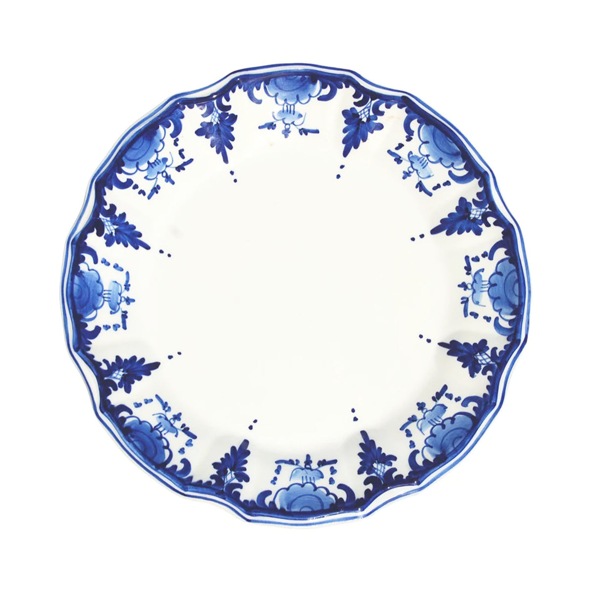 Palmetta Dinner Plates in Blue, Set of 6