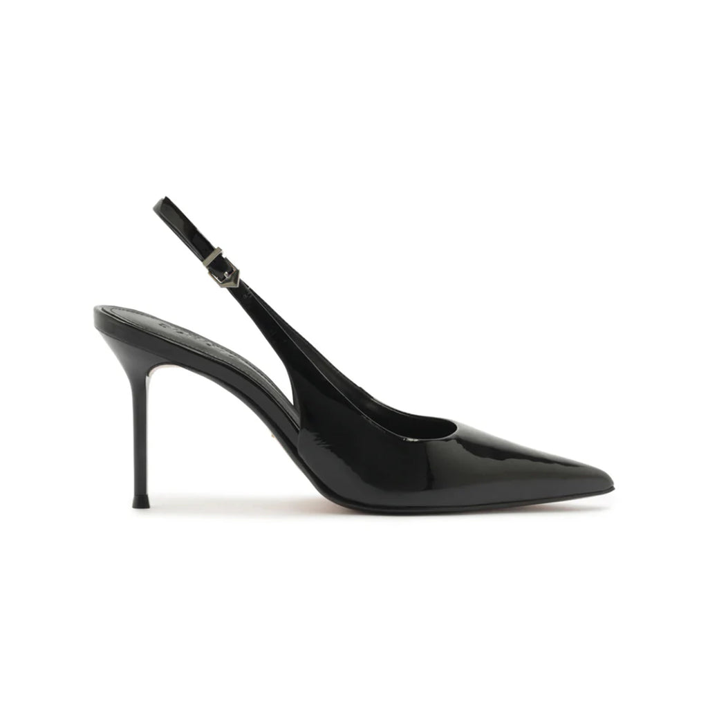 Paola Patent Pump in Black
