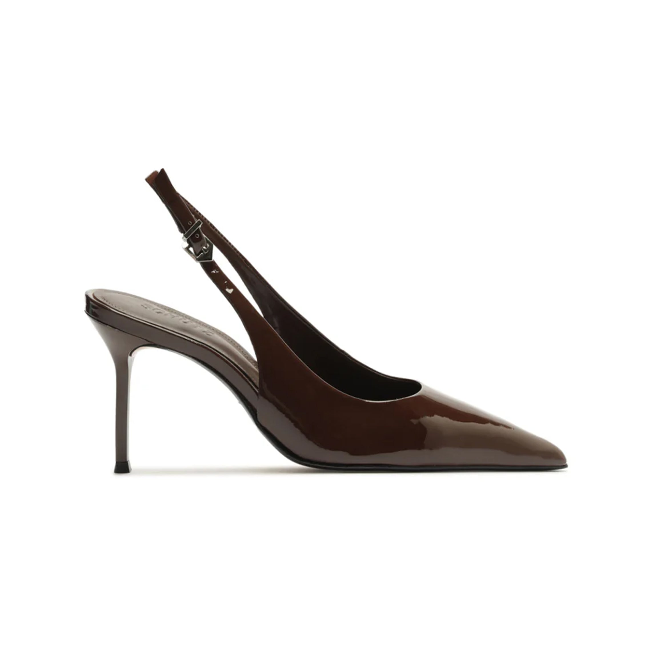 Paola Patent Pump in Root Brown