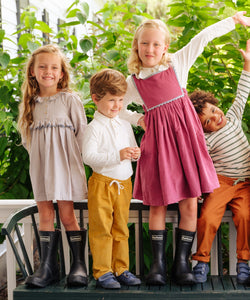 Parker Polo in Vanilla Piping