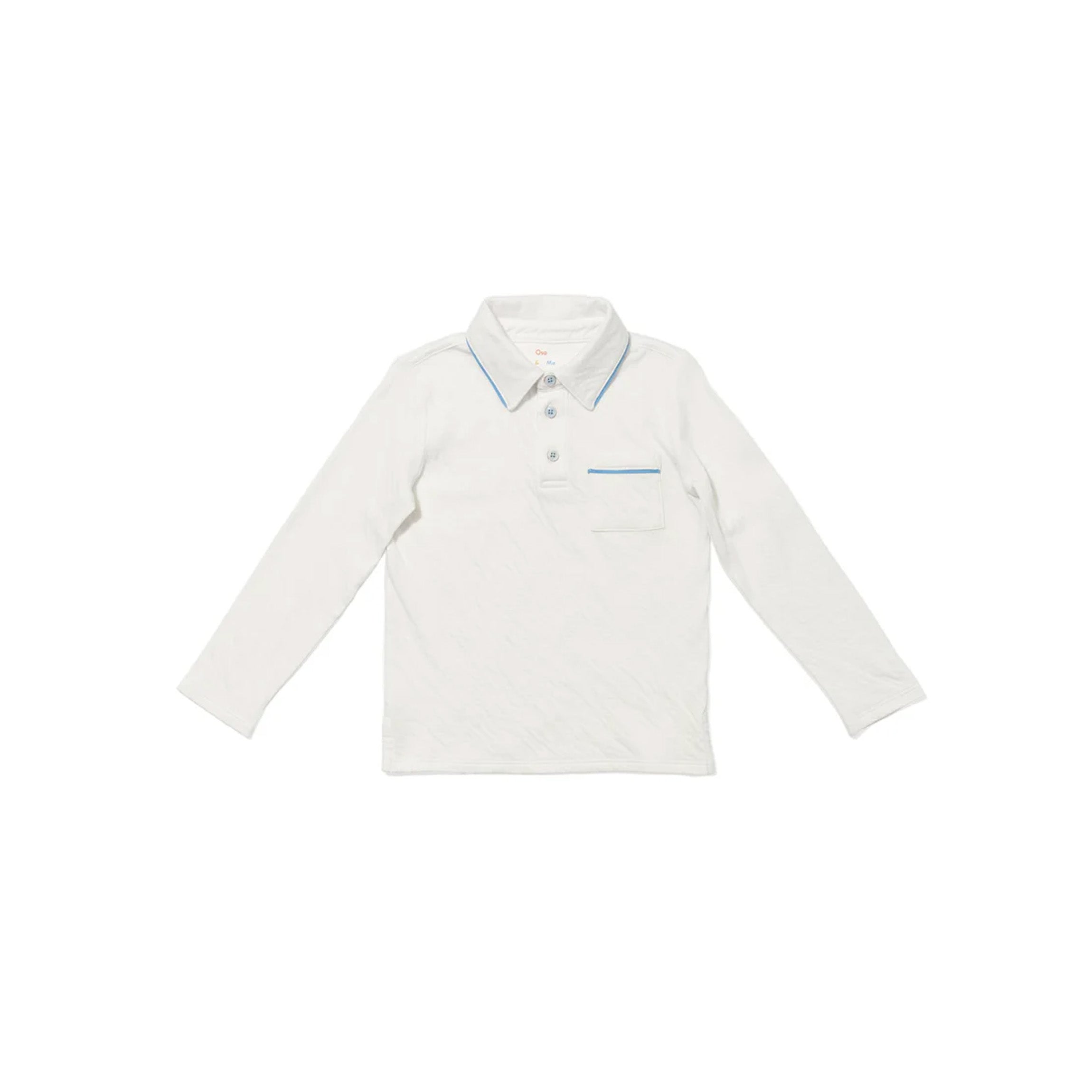 Parker Polo in Blue Piping