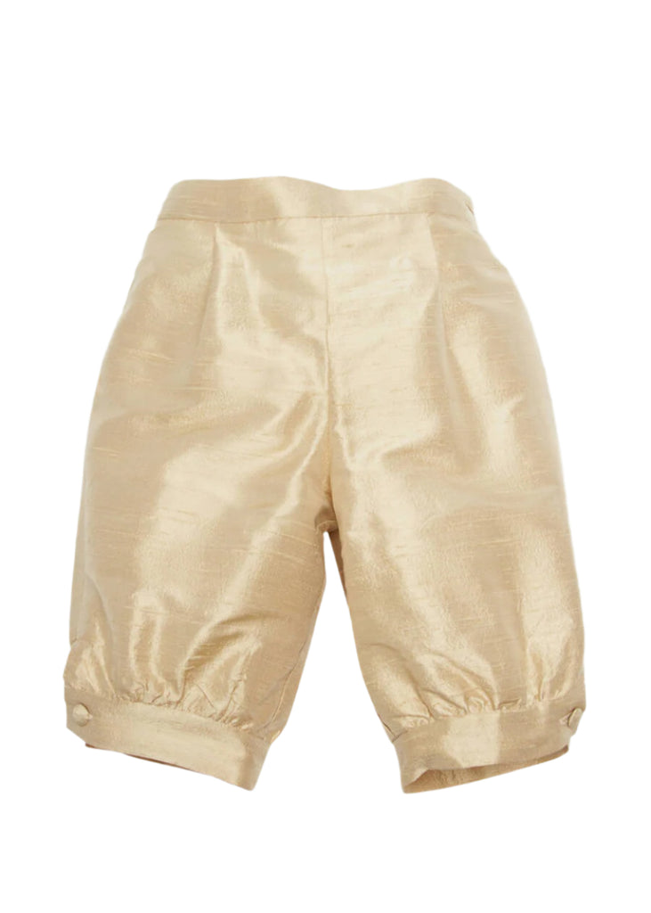 Beige Silk Pageboy Knickerbockers (12mths-10yrs) Trousers from Pepa London