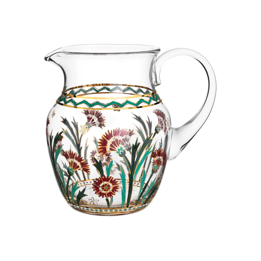 Persian Flowers Large Water Pitcher No.2