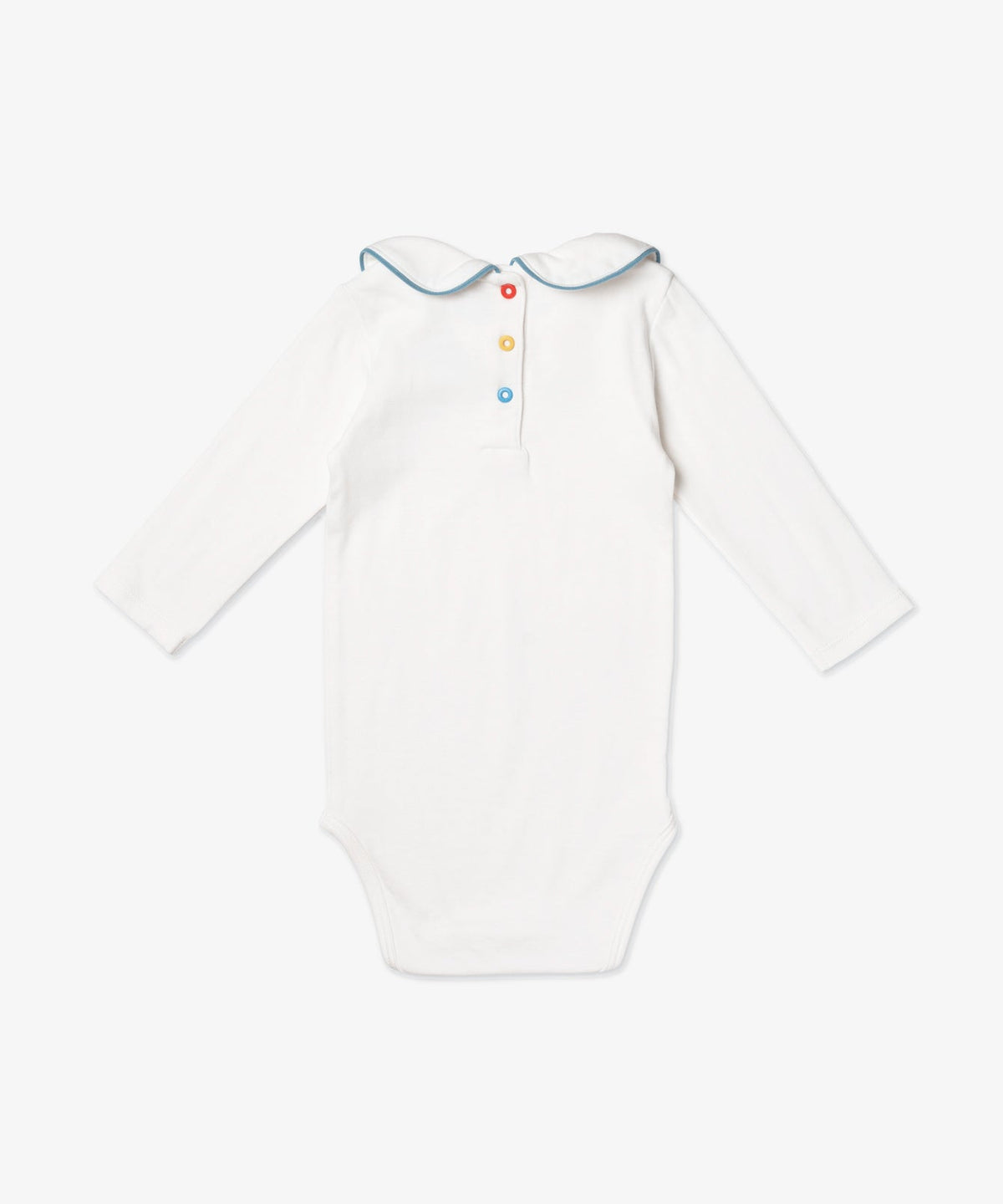 Peter Pan One-Piece in Blue Piping