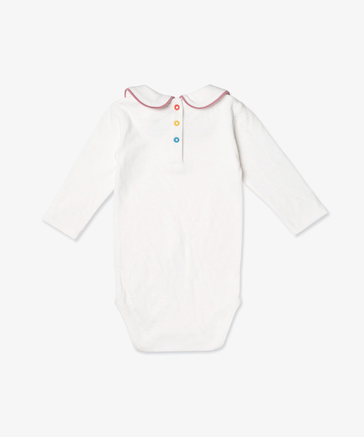 Peter Pan One-Piece in Rose Piping