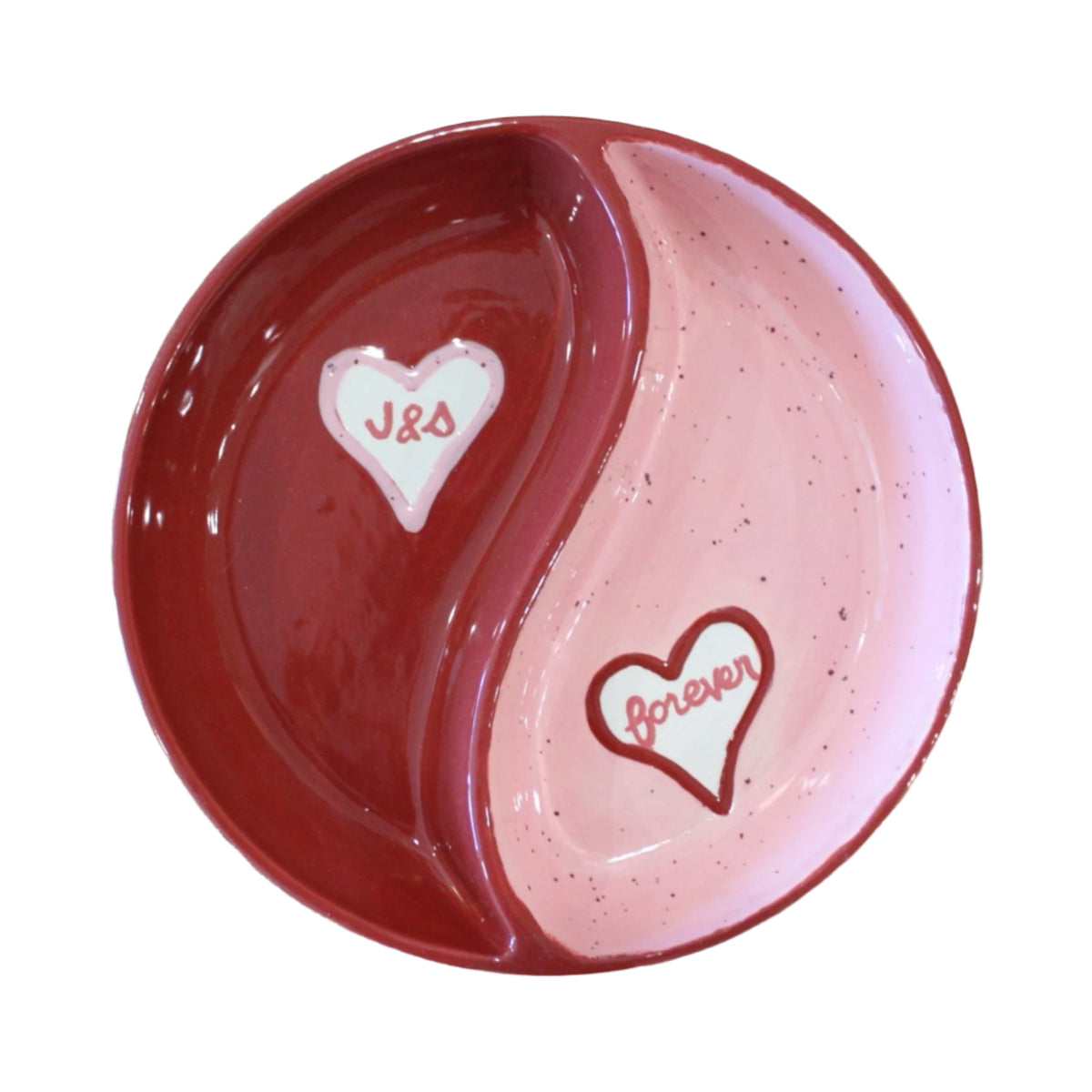 Hand-painted Custom Yin-Yang Aperitivo Bowl