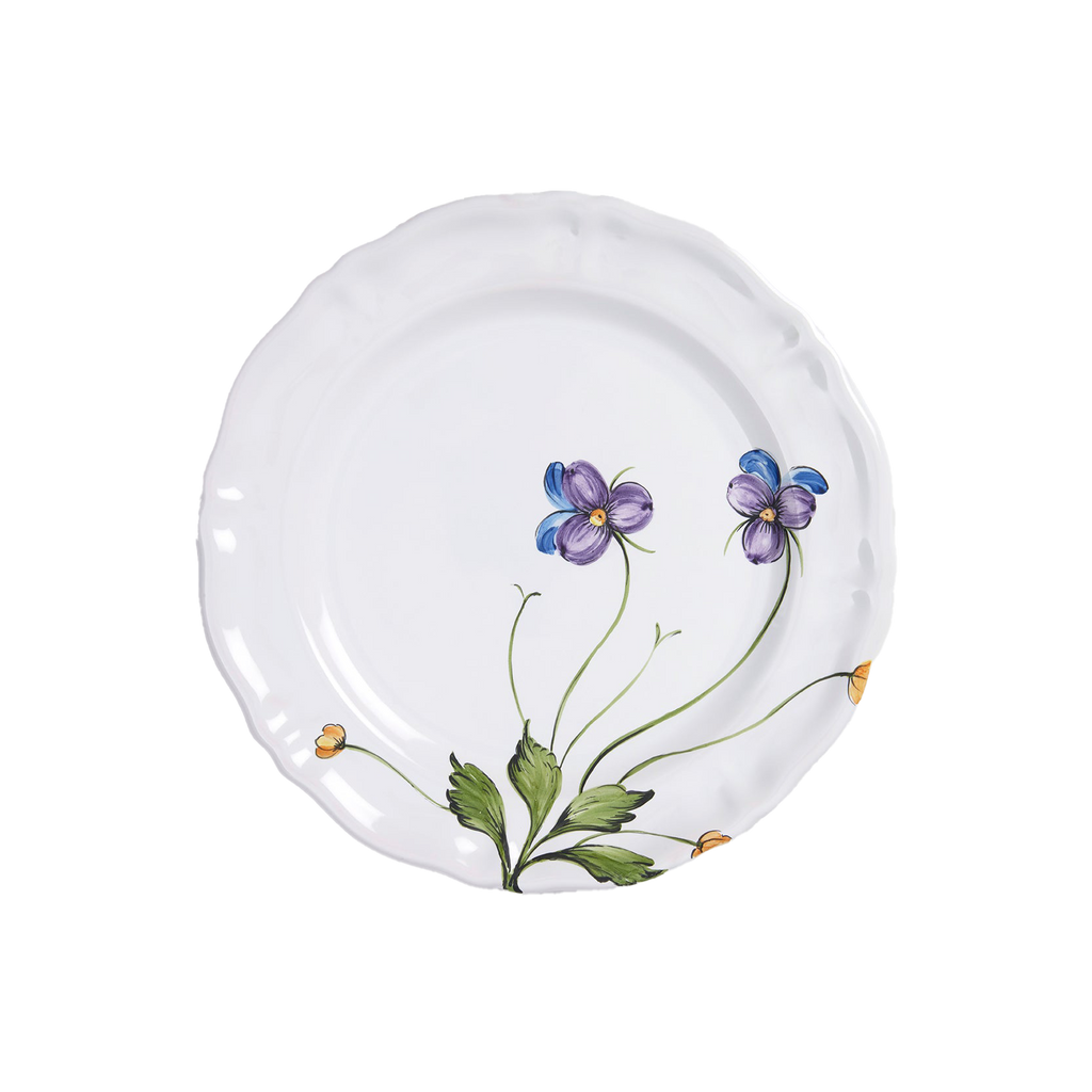 Picardie Grande Salad & Dessert Plate in Florale