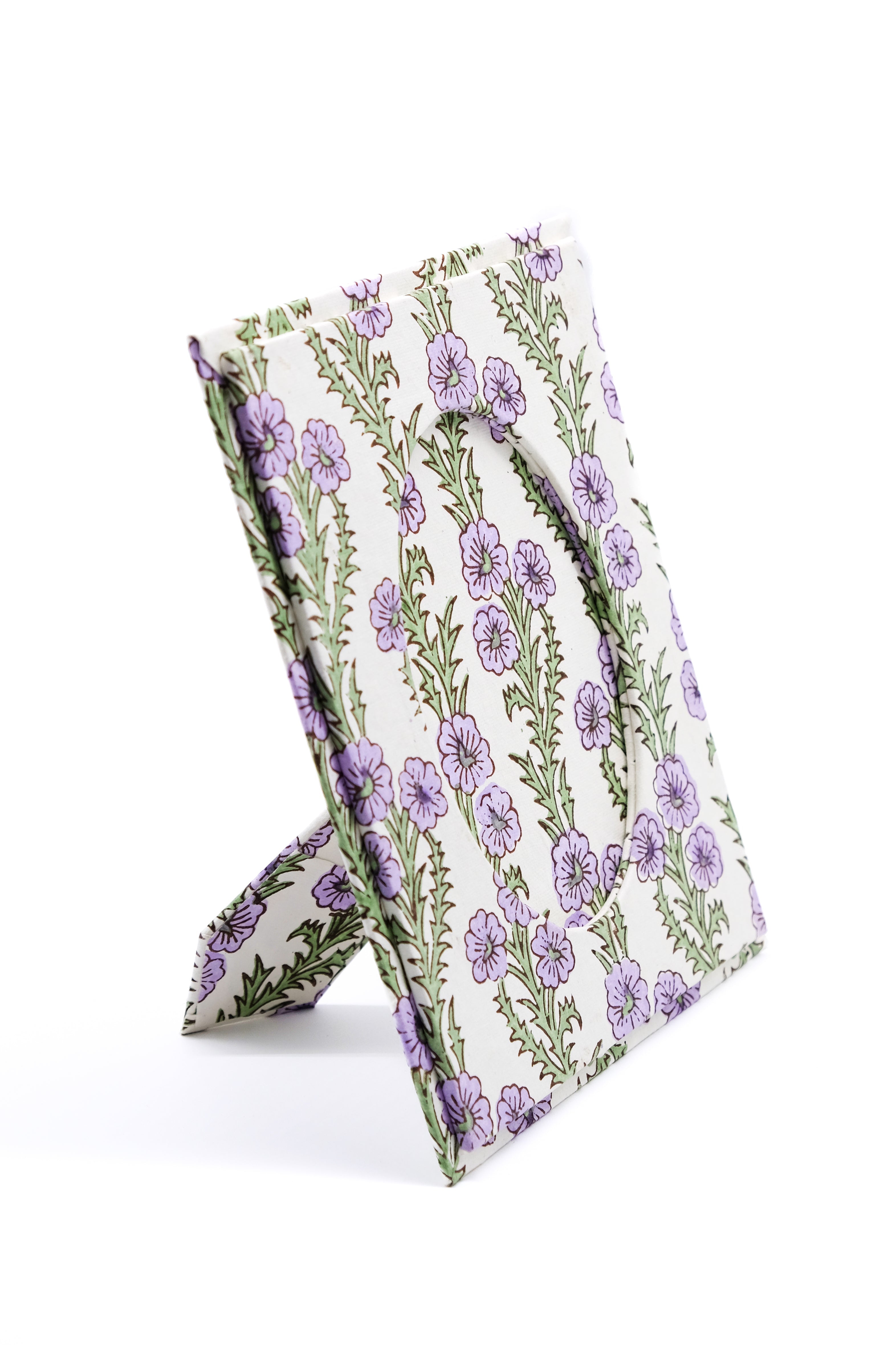 Picture Frame 4x6 in Circular Forget-Me-Not Purple