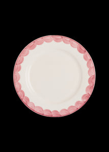 Late Afternoon Pink Scallop Dinner Plate