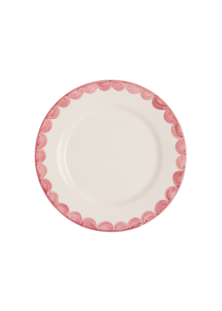 Late Afternoon Pink Scallop Side Plate