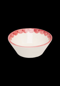 Pink Scallop Bowl