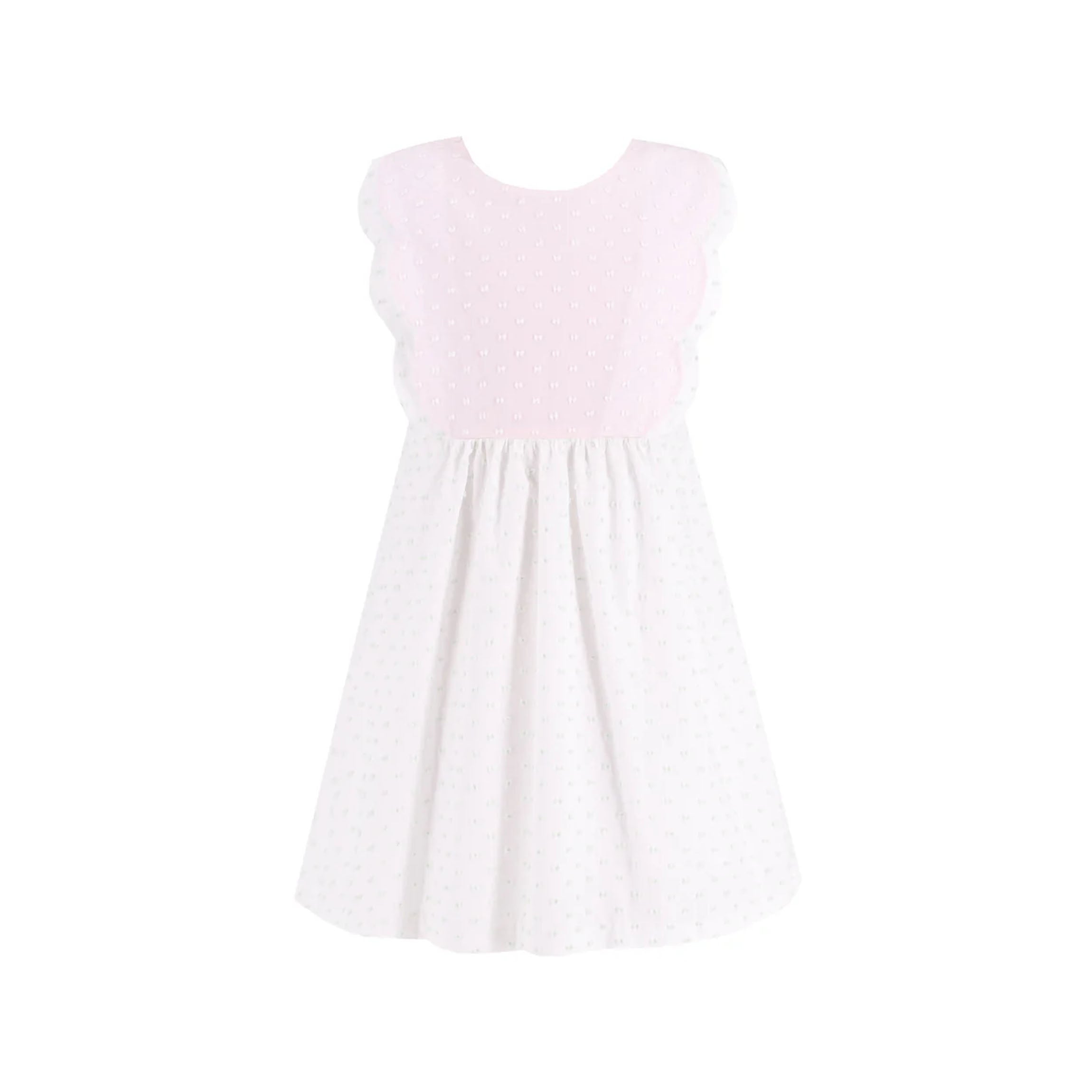 Pipa Girl Dress in White