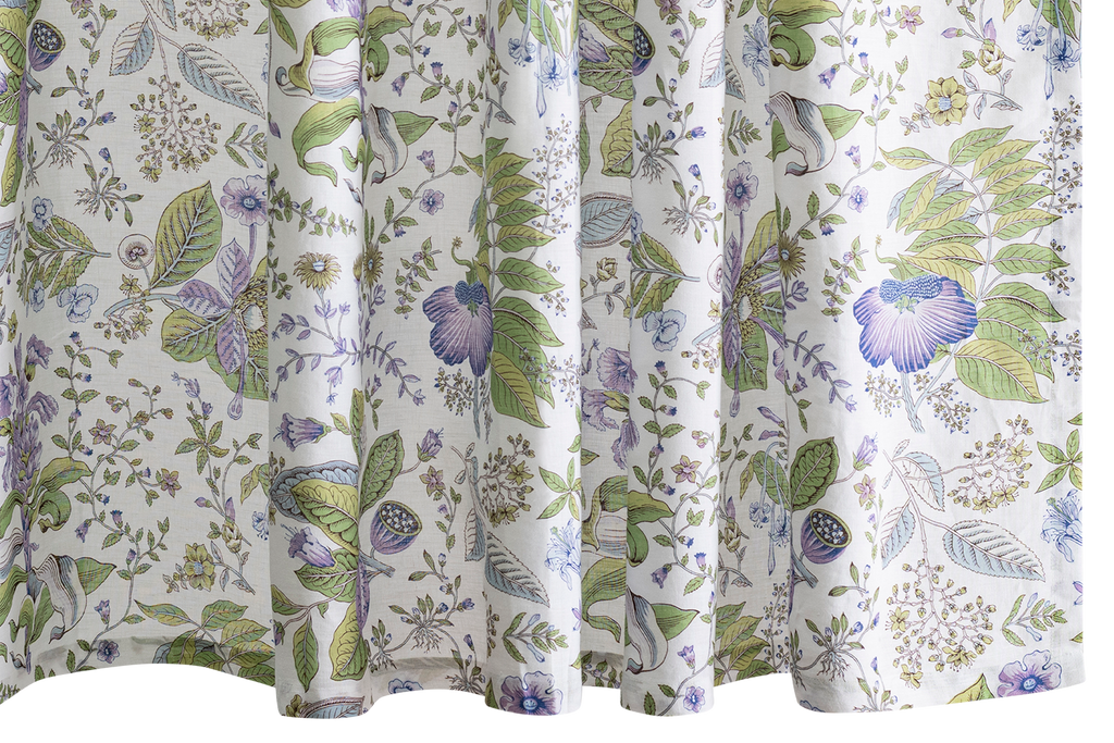 Matouk Schumacher Pomegranate Linen Shower Curtain