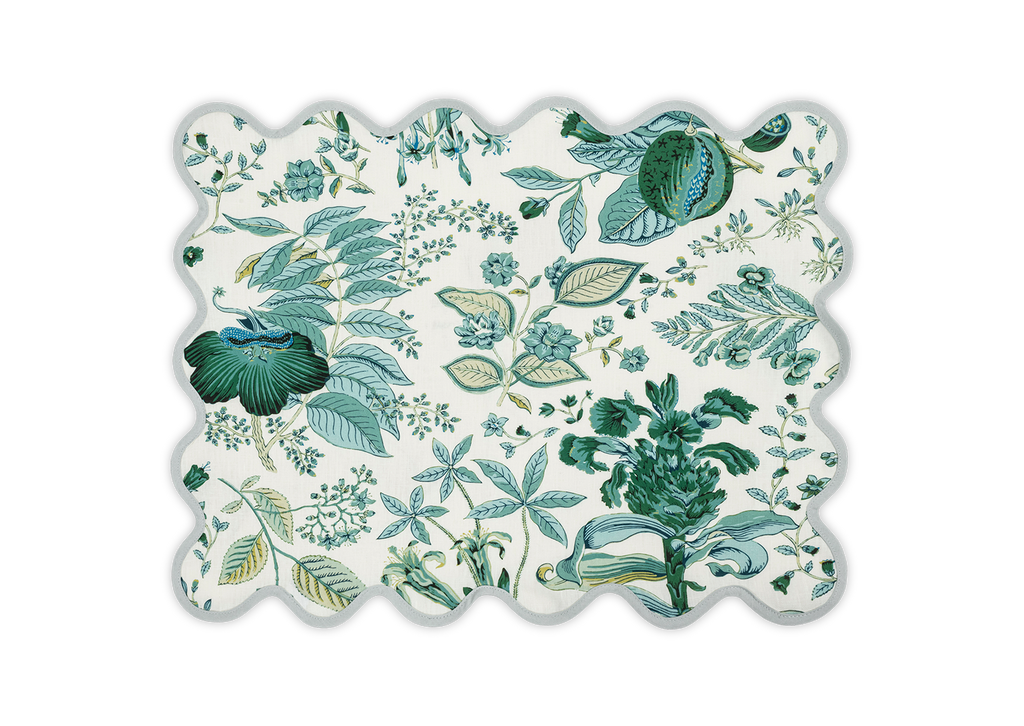 Matouk Schumacher Pomegranate Placemats in Emerald, Set of 4
