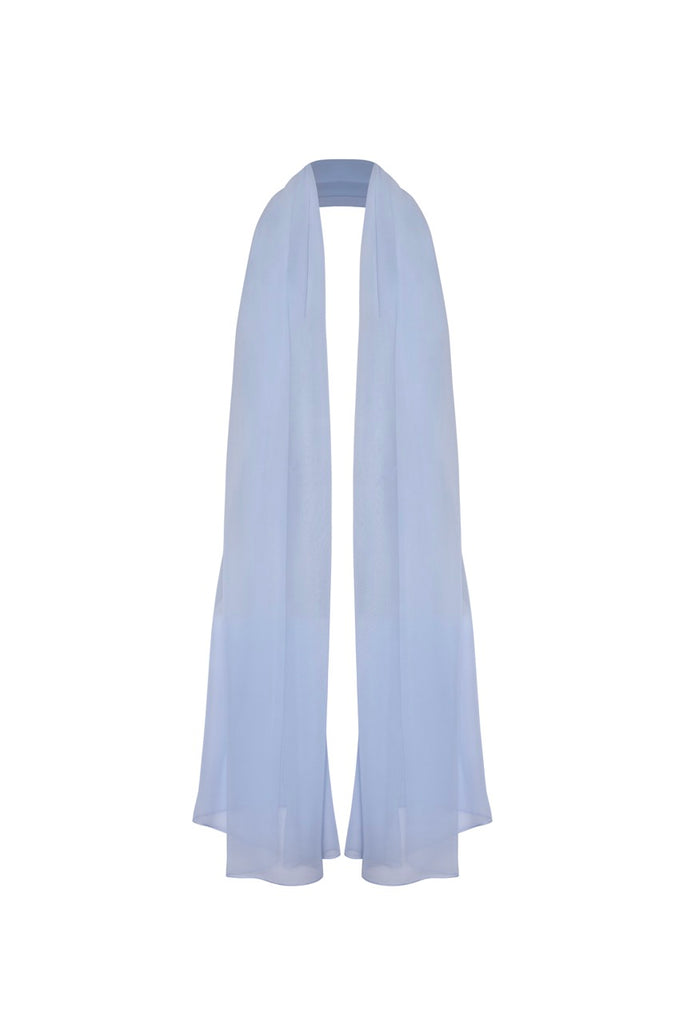 The Carmela Shawl in Blue