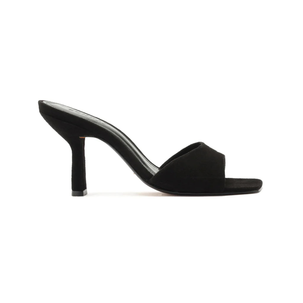 Posseni Suede Sandal in Black