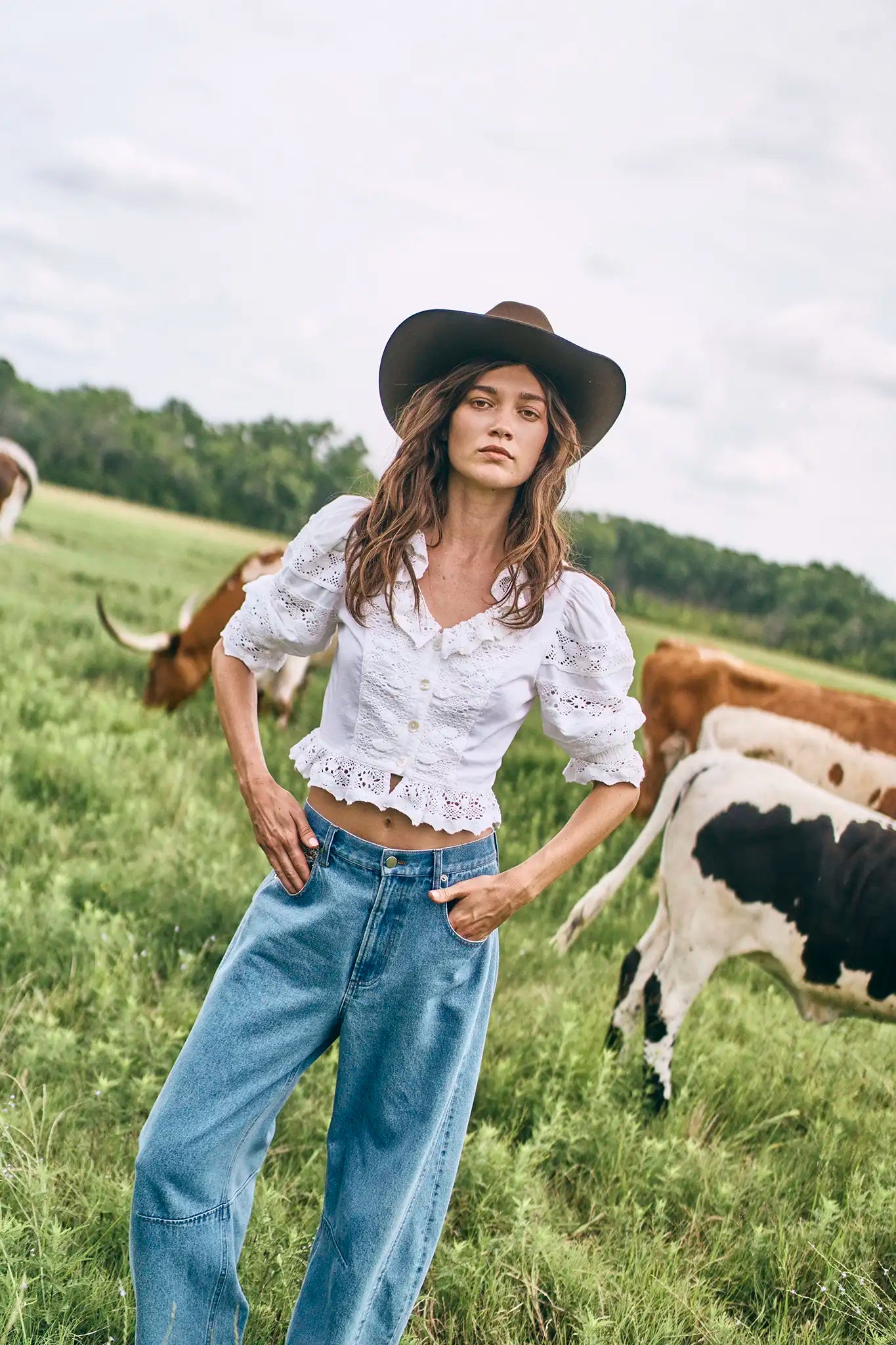 Primrose Blouse in White