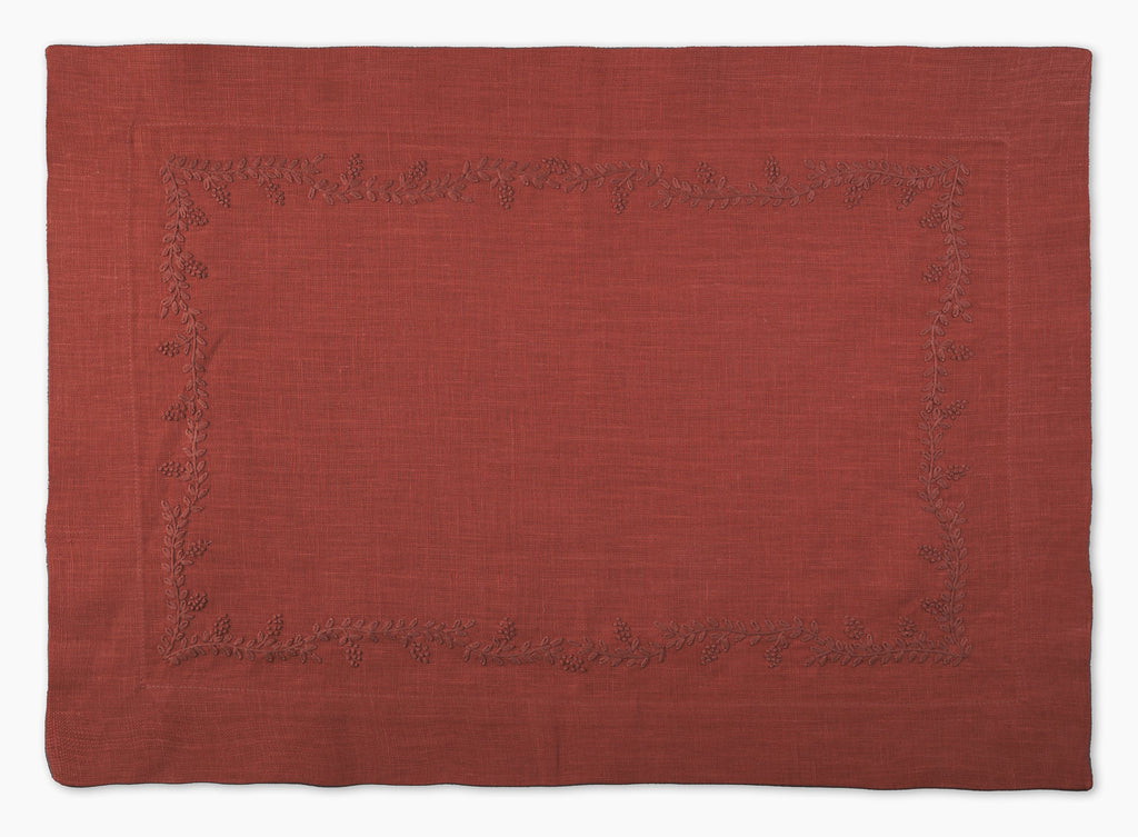 Prism Vine Linen Placemat in 13 Colors