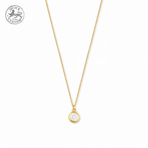 GIF showcasing all charm options for The Dainty Necklace