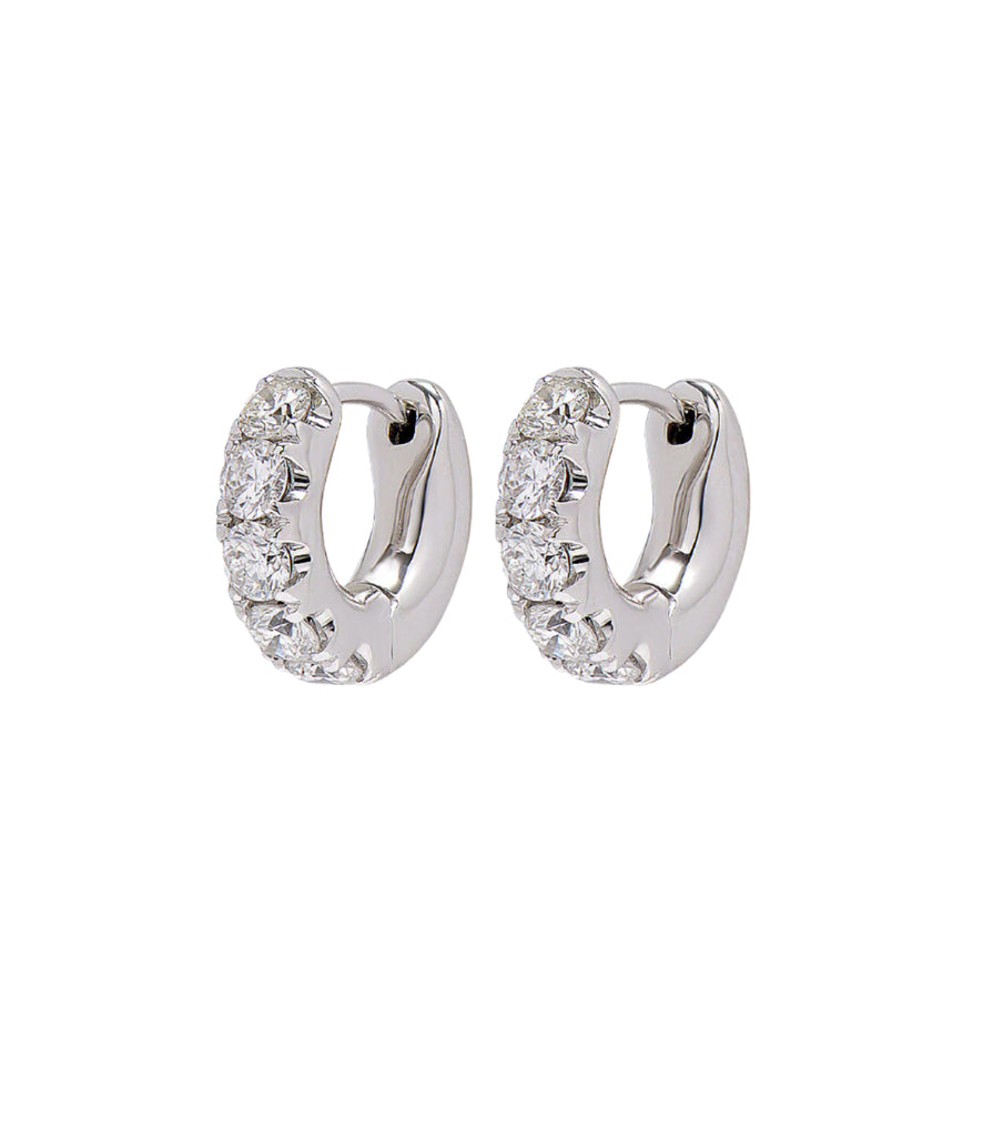 Super Duper Diamond Hoop Earrings
