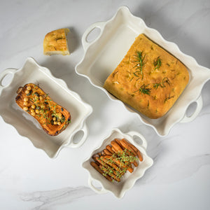 Costa Nova Cook & Host Collection Square Baker 10" in White