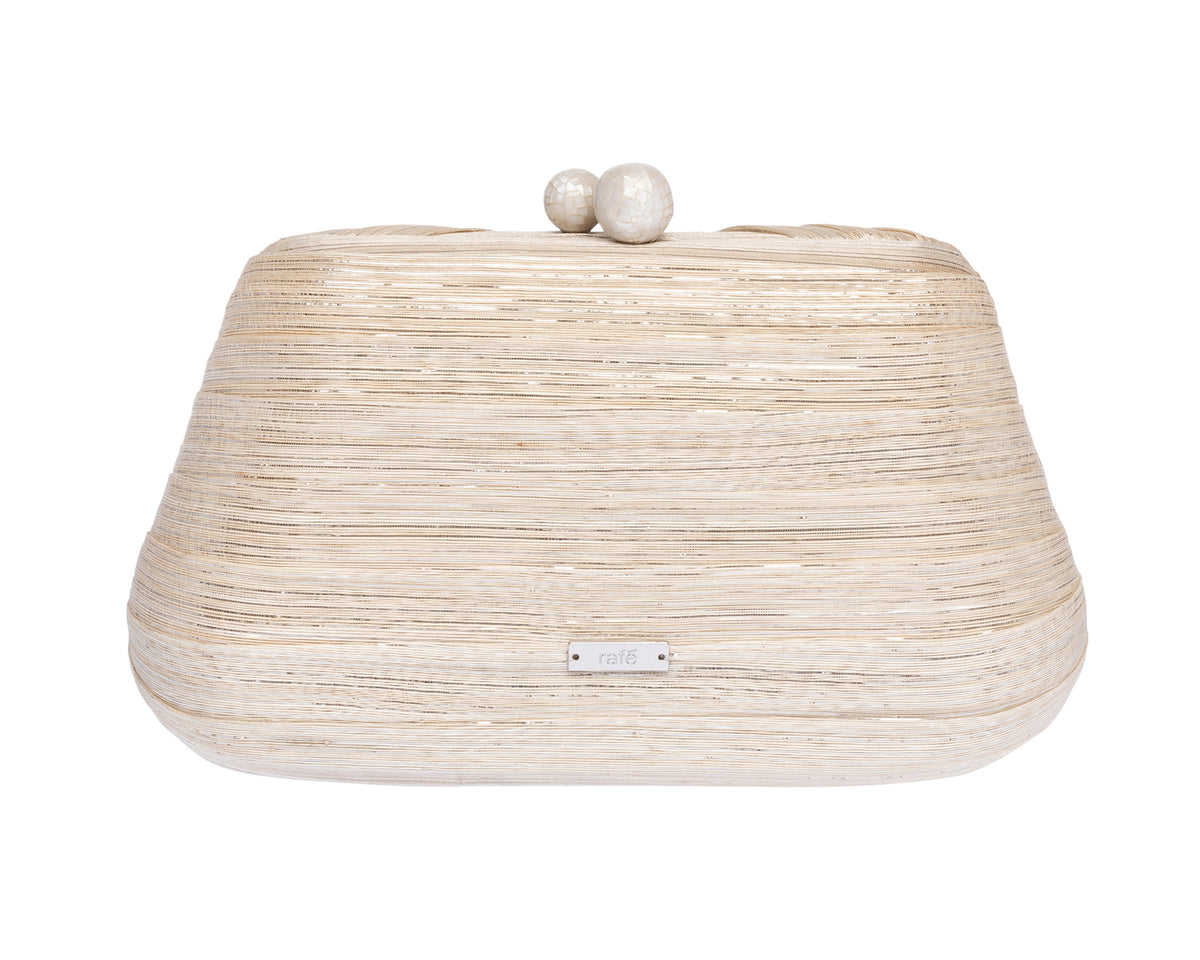Rosie Clutch in Natural