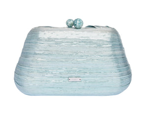 Rosie Clutch in Sky Blue