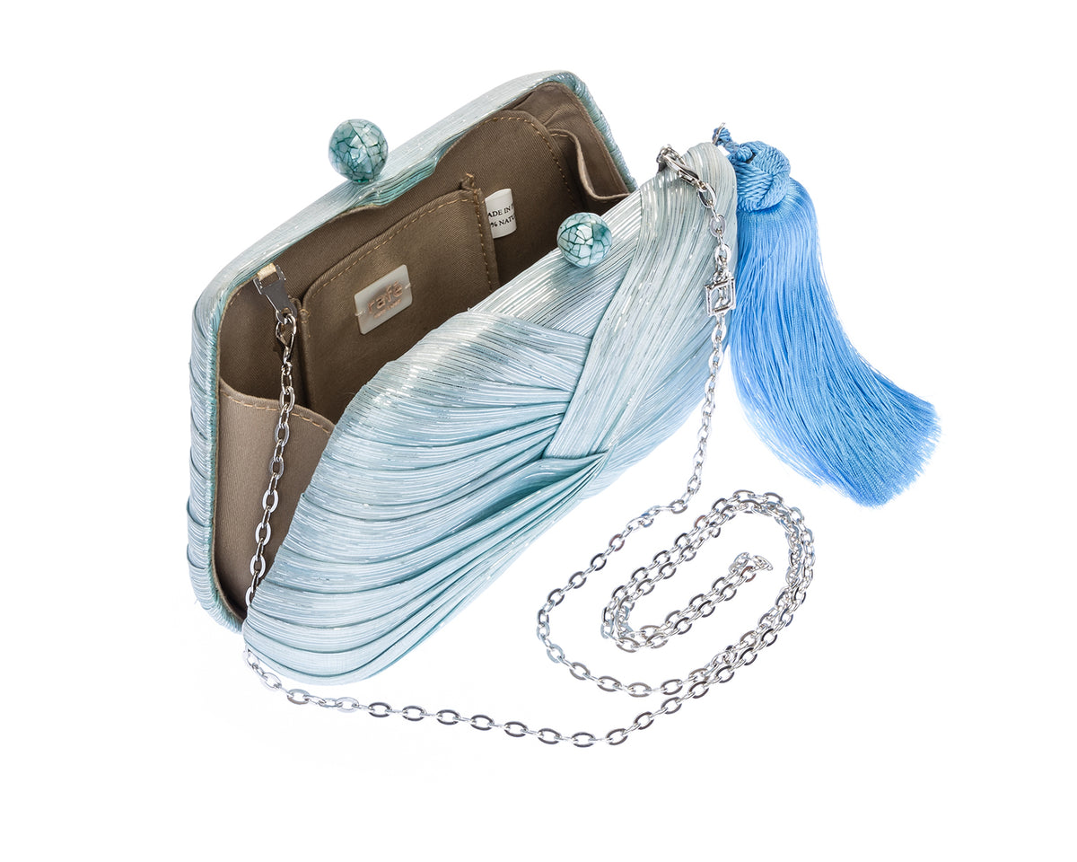 Rosie Clutch in Sky Blue