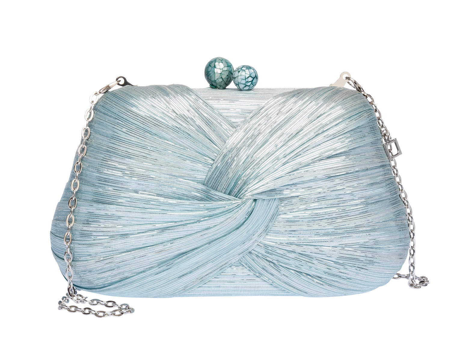 Rosie Clutch in Sky Blue