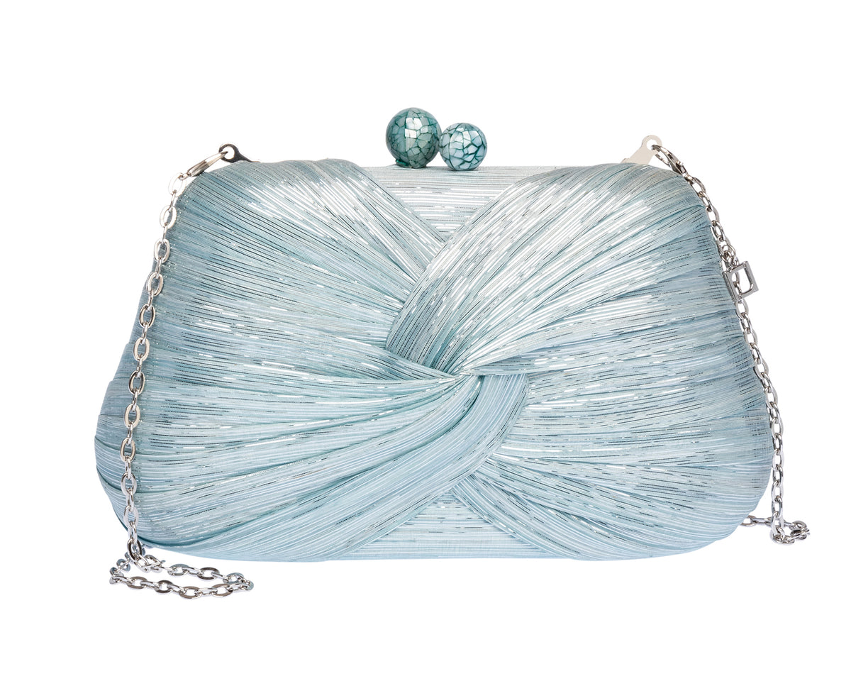 Rosie Clutch in Sky Blue