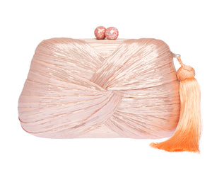 Rosie Clutch in Peach