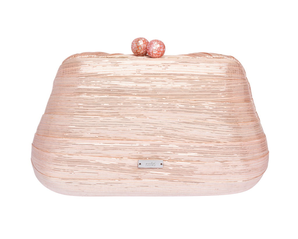 Rosie Clutch in Peach