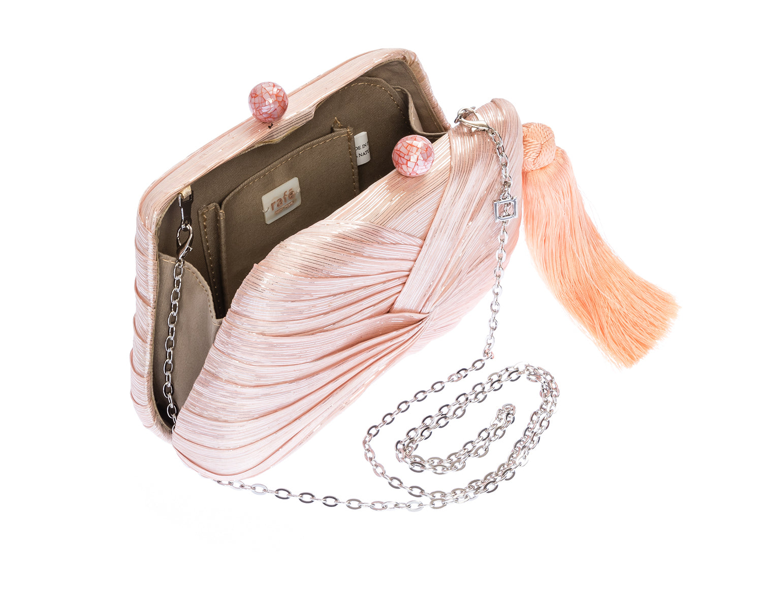 Rosie Clutch in Peach