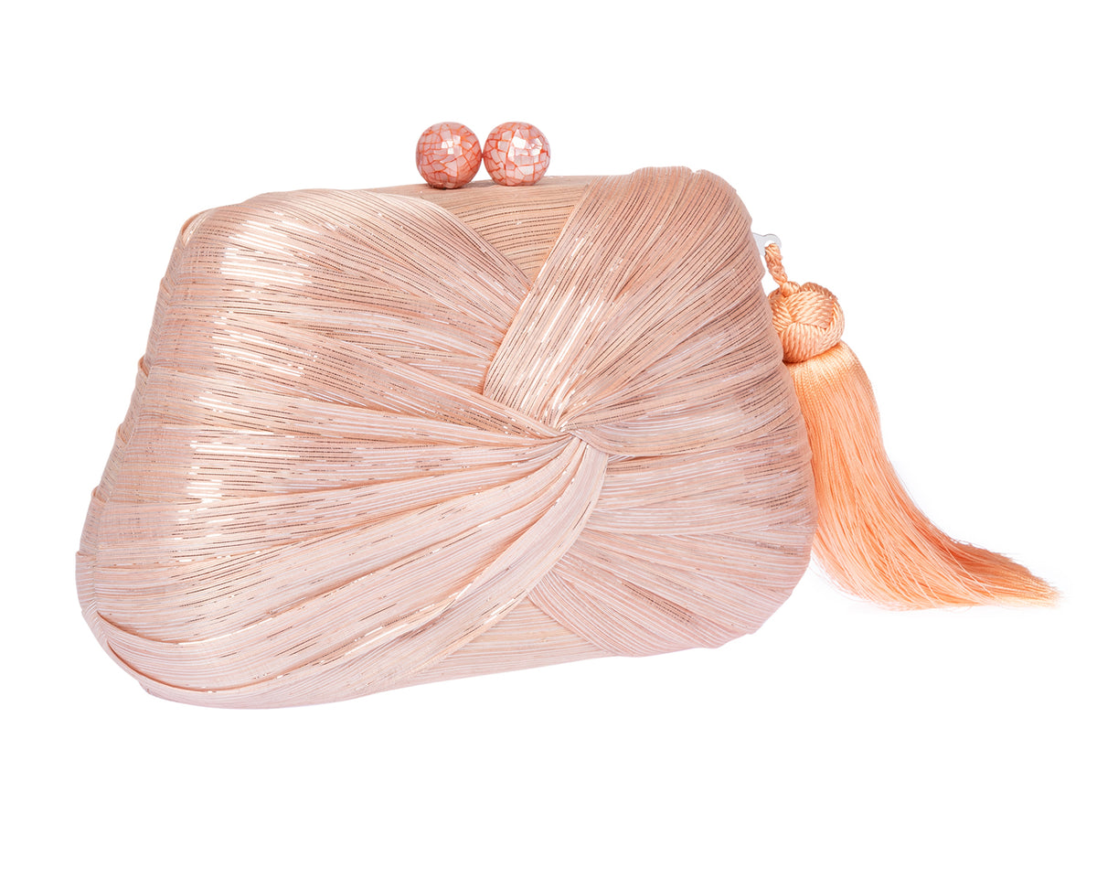 Rosie Clutch in Peach