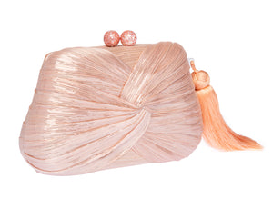 Rosie Clutch in Peach
