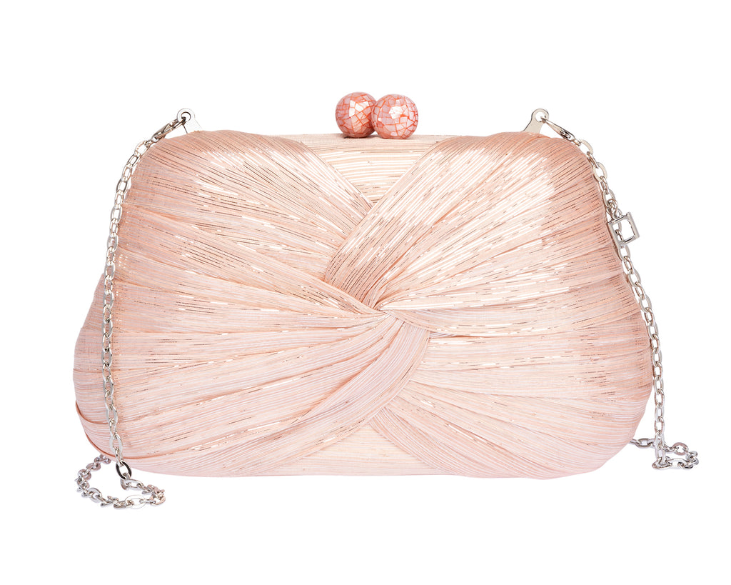 Rosie Clutch in Peach