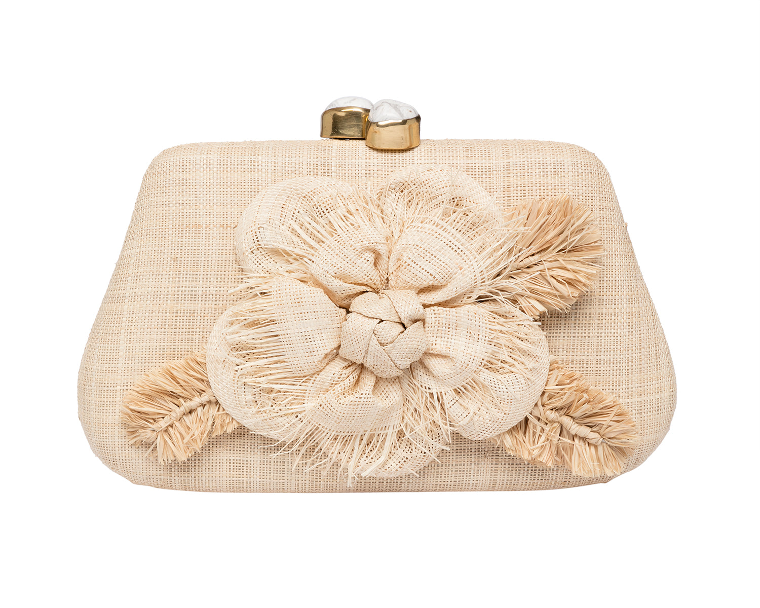 Rosie Clutch in Natural