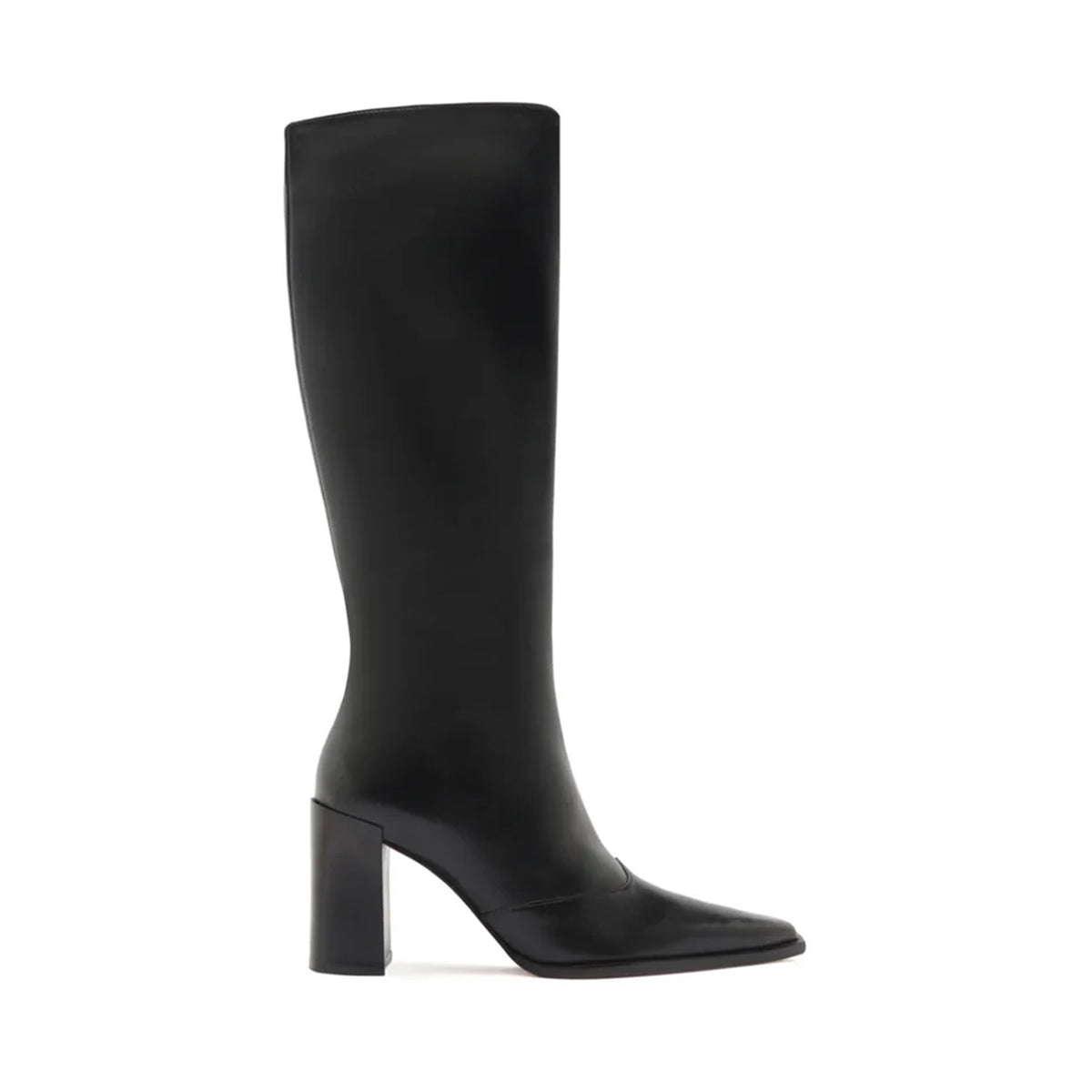 Raffaela Up Leather Boot in Black