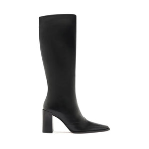 Raffaela Up Leather Boot in Black