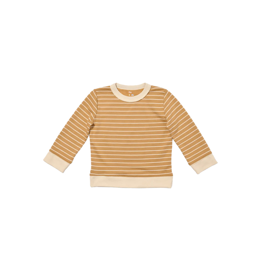 Remy Sweatshirt in Camel French Stripe