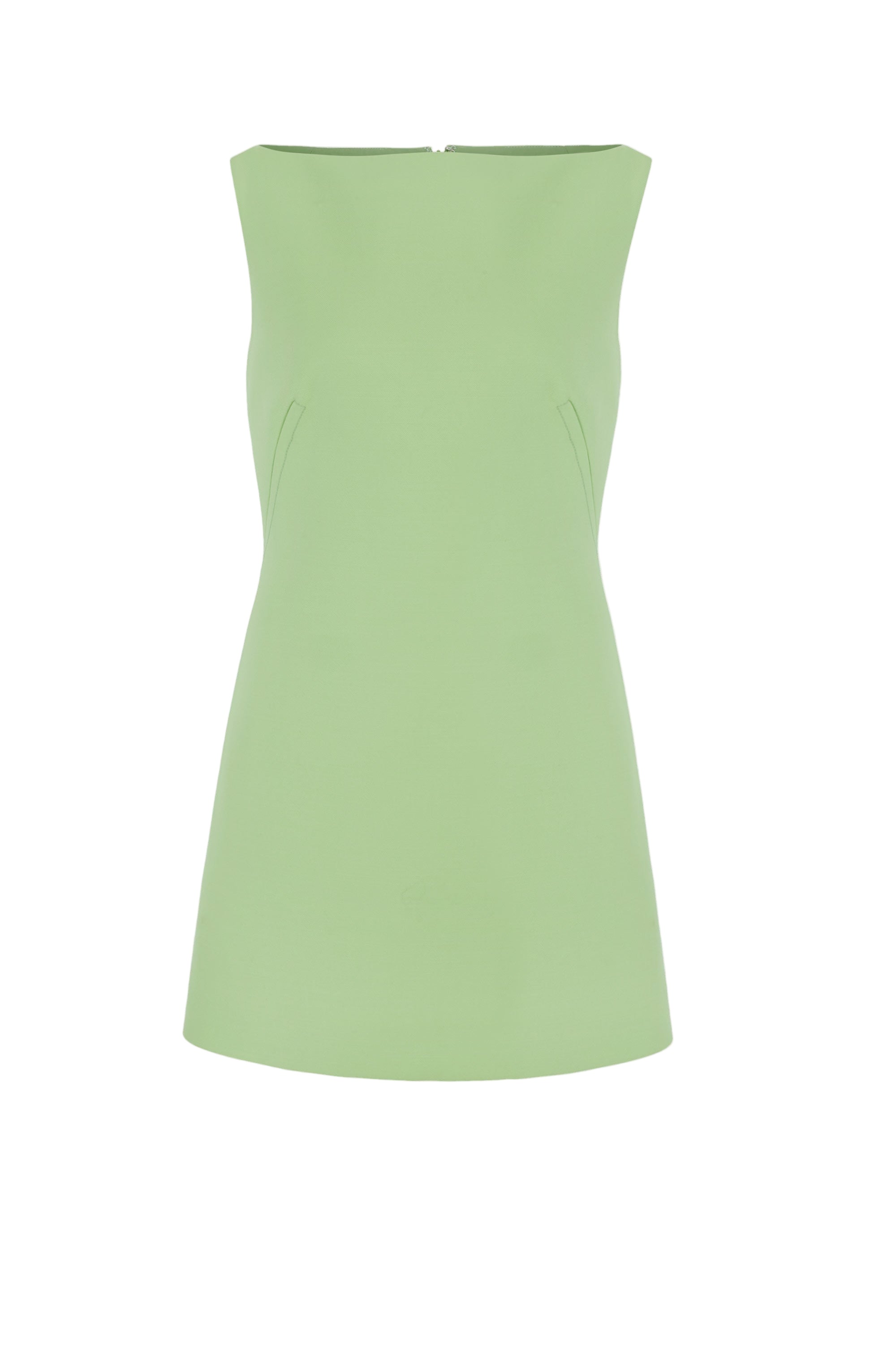 Rifer Dress in Pistachio Green Charmelaine Cady