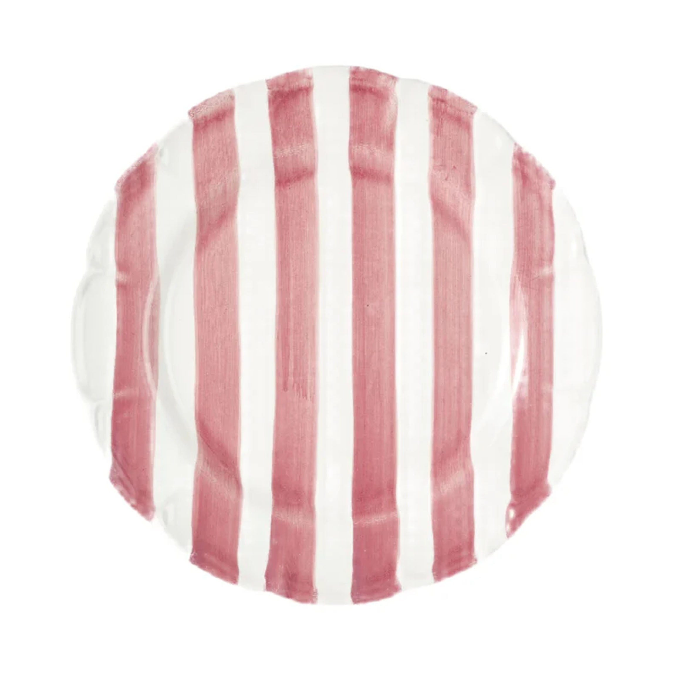 Righe Dinner Plate, Pink