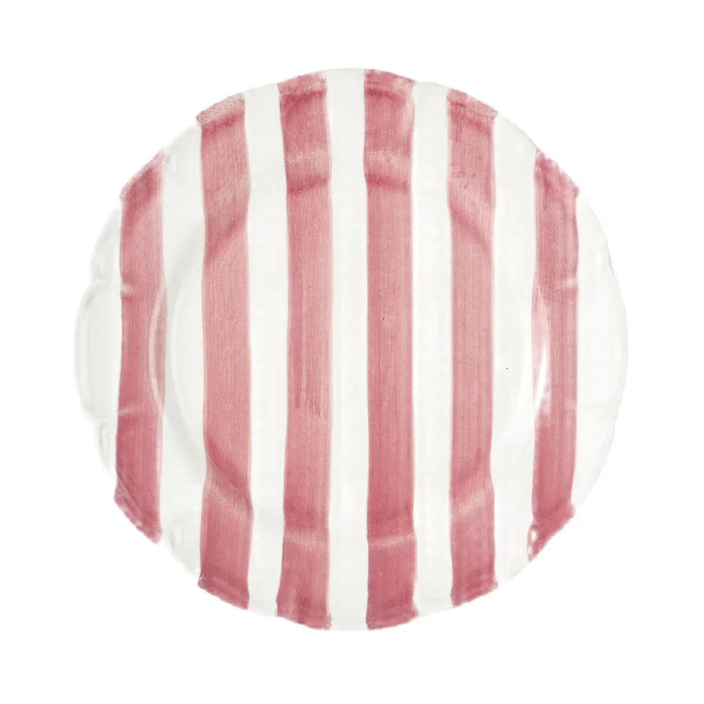 Righe Dinner Plate, Pink