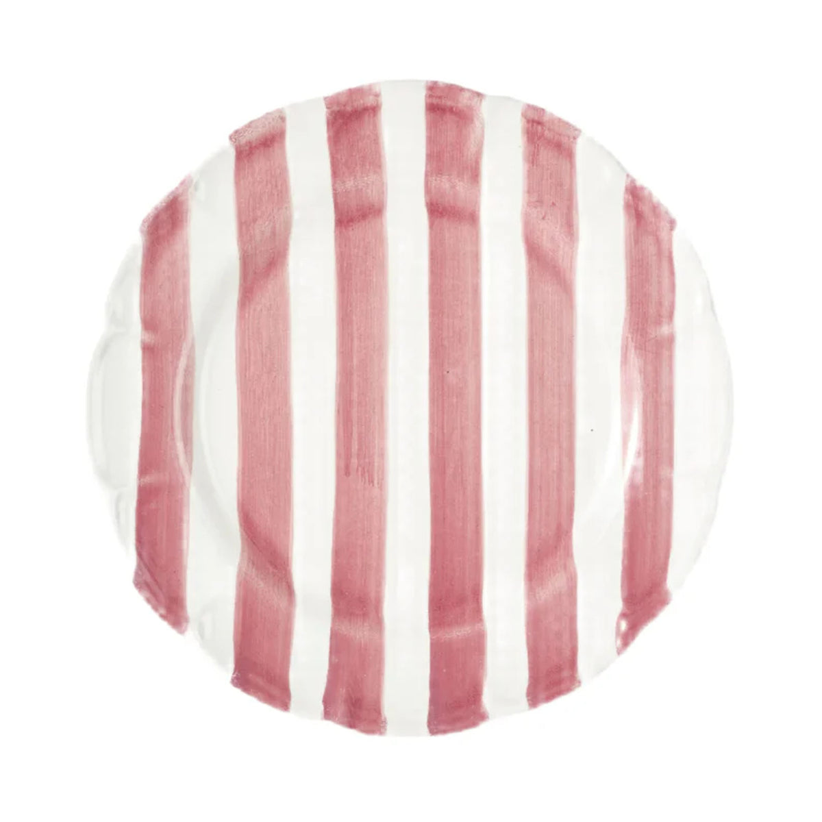 Righe Dinner Plate, Pink