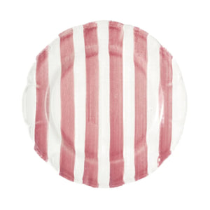 Righe Dinner Plate, Pink