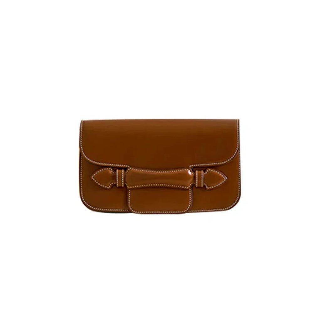 Romy Clutch in Acorn