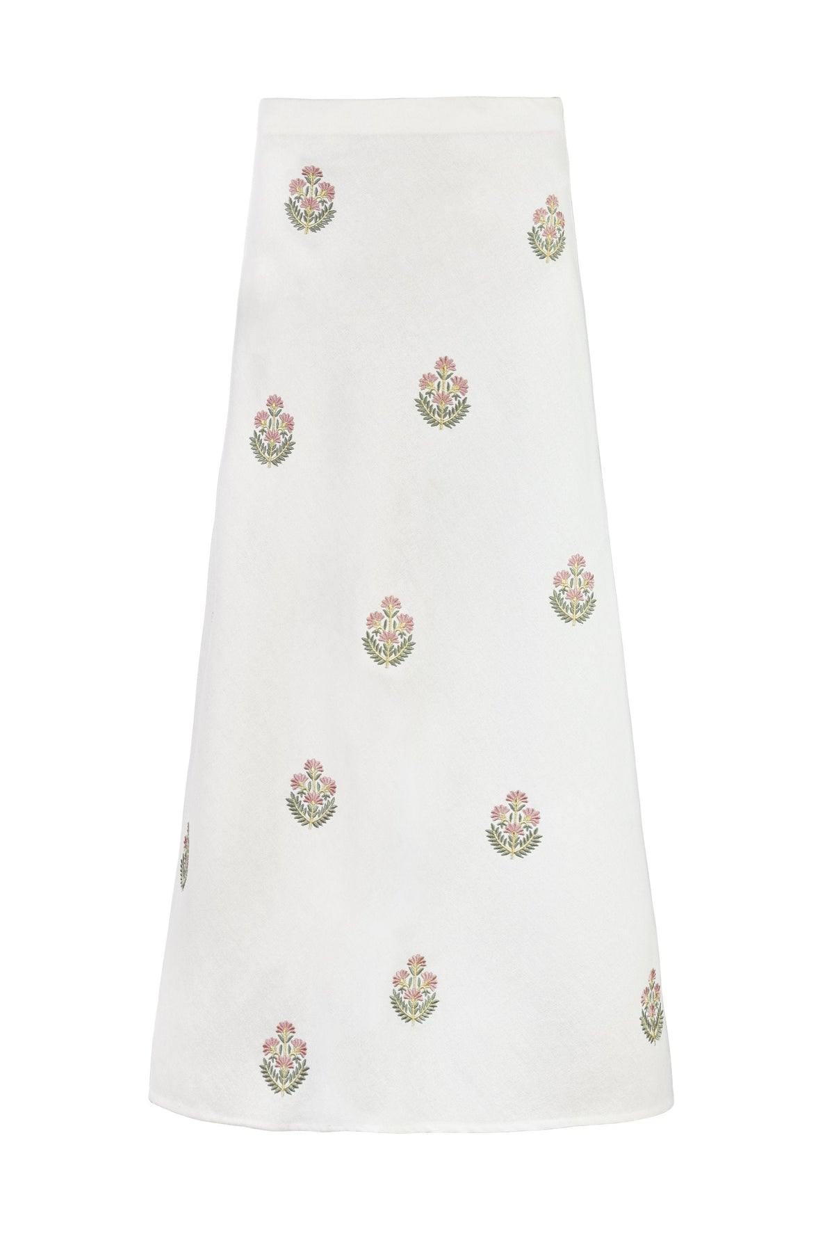 Mina Skirt - Ivory & Pink (SAMPLE) Rosewater House