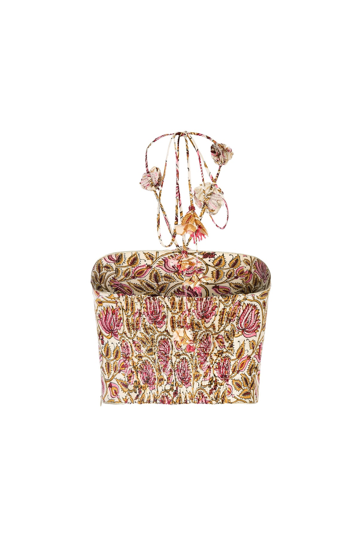 Hava Bustier - Pink Lotus Tops - Bustier & Embroidered Rosewater House