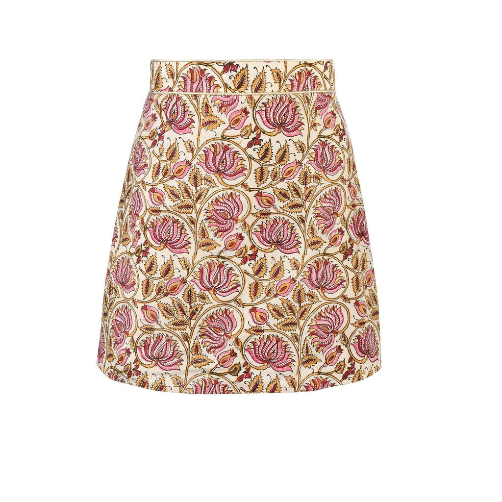 Shiva Mini Skirt - Pink Lotus Rosewater House