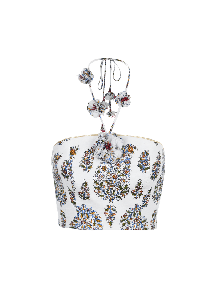 Hava Bustier in Paisley